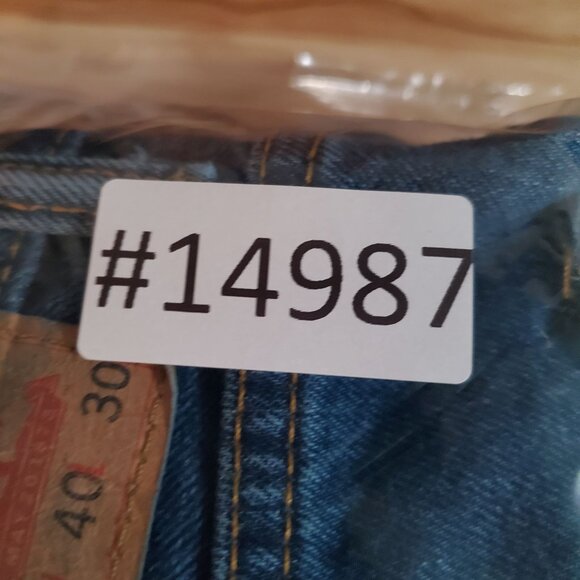 Levis Jeans Mens Size 40x30 Blue 550 Relaxed Fit Tapered Leg Denim Classic - Picture 11 of 11